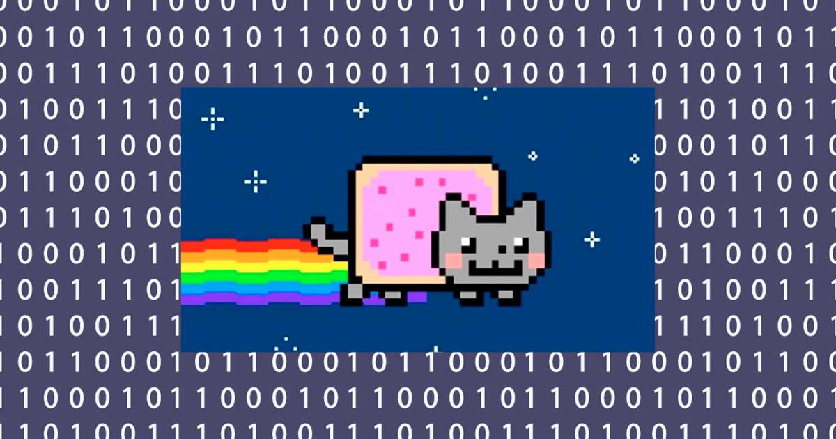 nyan cat NFT - como funciona el blockchain